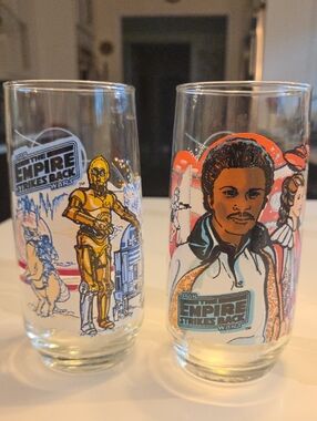 Star Wars The Empire Strikes Back Character Glasses - Set of 2